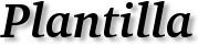 Plantilla